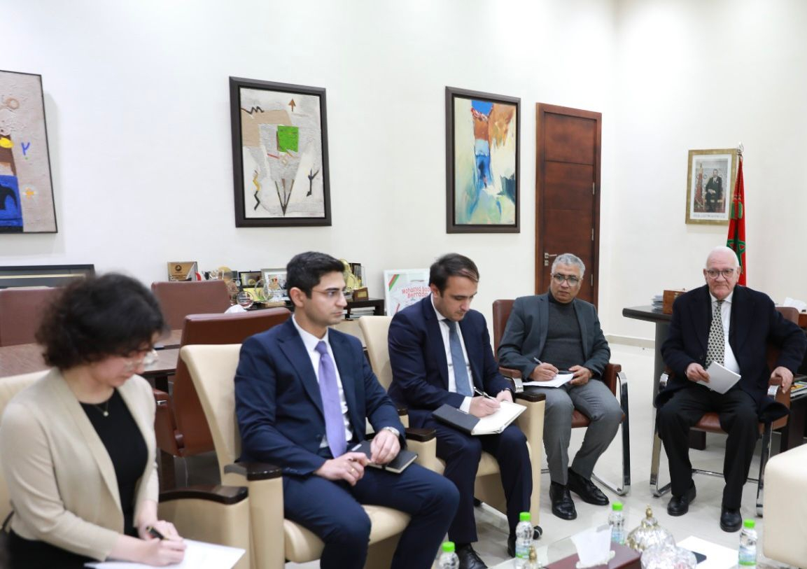 Emin Əmrullayev Mərakeşin milli təhsil, məktəbəqədər və idman naziri ilə görüşüb