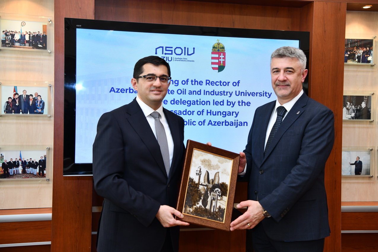 Macarıstanın nümayəndə heyəti ADNSU-da olub