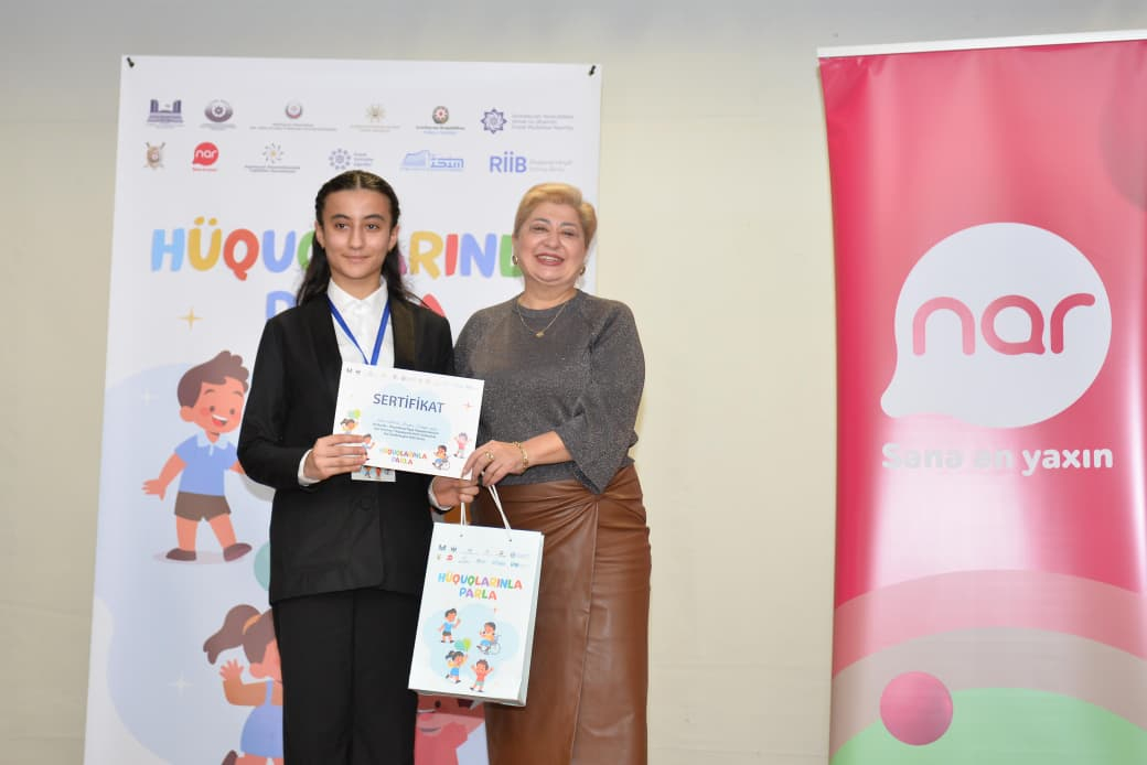 “Hüquqlarınla parla!” layihəsinin bağlanış tədbiri keçirilib