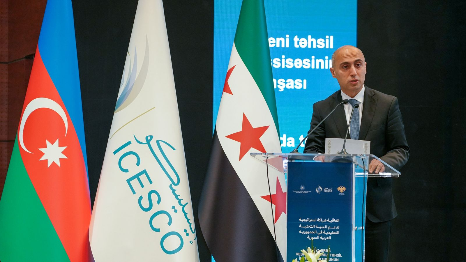 Azərbaycan Suriya Ərəb Respublikasında dağıdılmış və ya zədələnmiş məktəblərin tikintisi və təmirinə dəstək göstərəcək