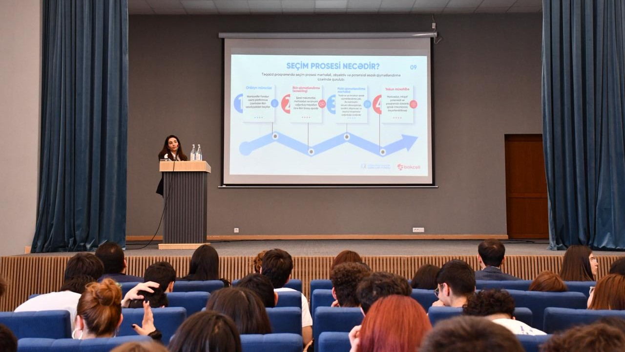 Qarabağ Universitetində “İnnovasiya və süni intellekt” təqaüd proqramı üzrə infosessiya keçirilib