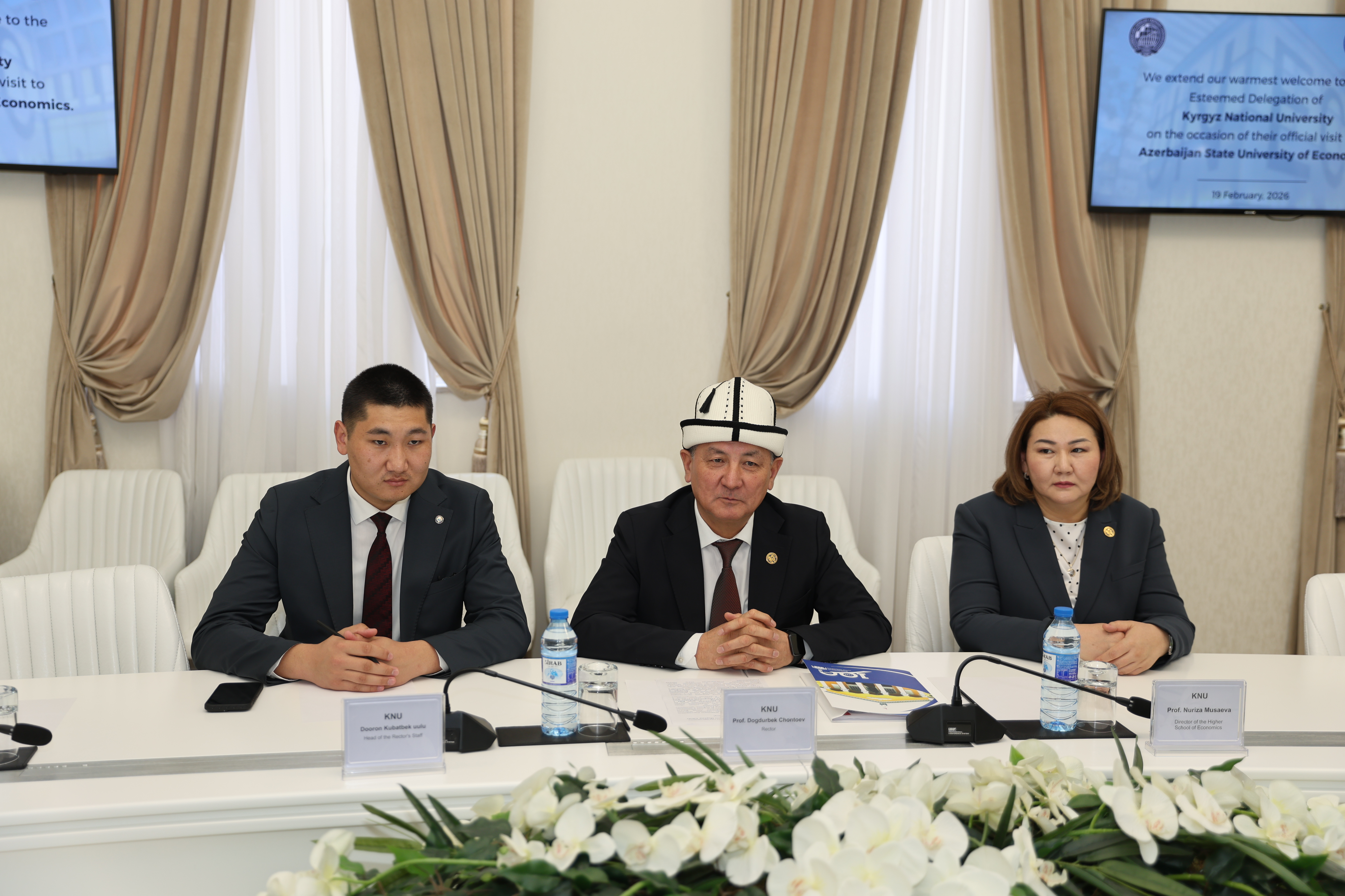 UNEC və Qırğız Milli Universiteti ikili diplom proqramı həyata keçirəcək