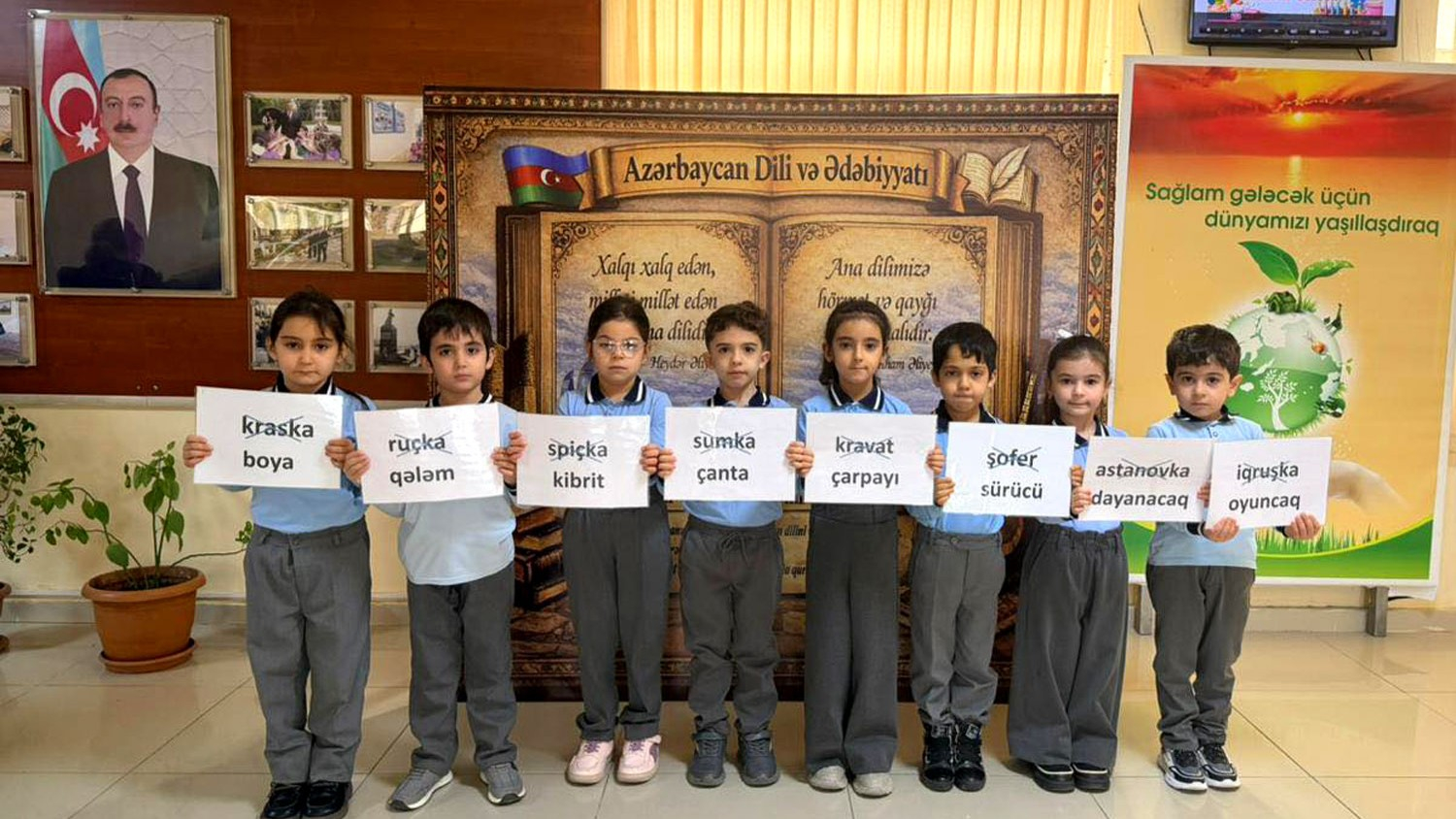Məktəblərdə Beynəlxalq Ana Dili Günü qeyd olunub