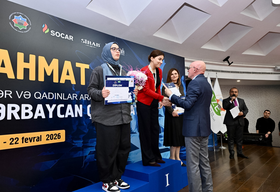 Şahmat üzrə Azərbaycan çempionatına yekun vurulub