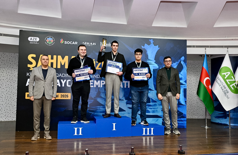 Şahmat üzrə Azərbaycan çempionatına yekun vurulub