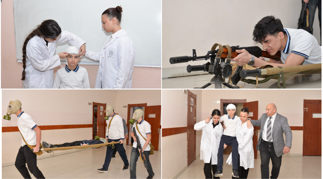 Mina qoydular, silahı söküb yığdılar, yaralıları təhlükəli zonadan çıxardılar