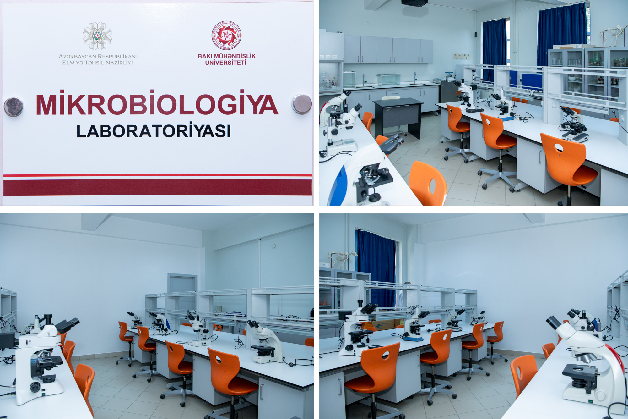 BMU-da Mikroskopik tədqiqatlar və Mikrobiologiya laboratoriyaları istifadəyə verilib