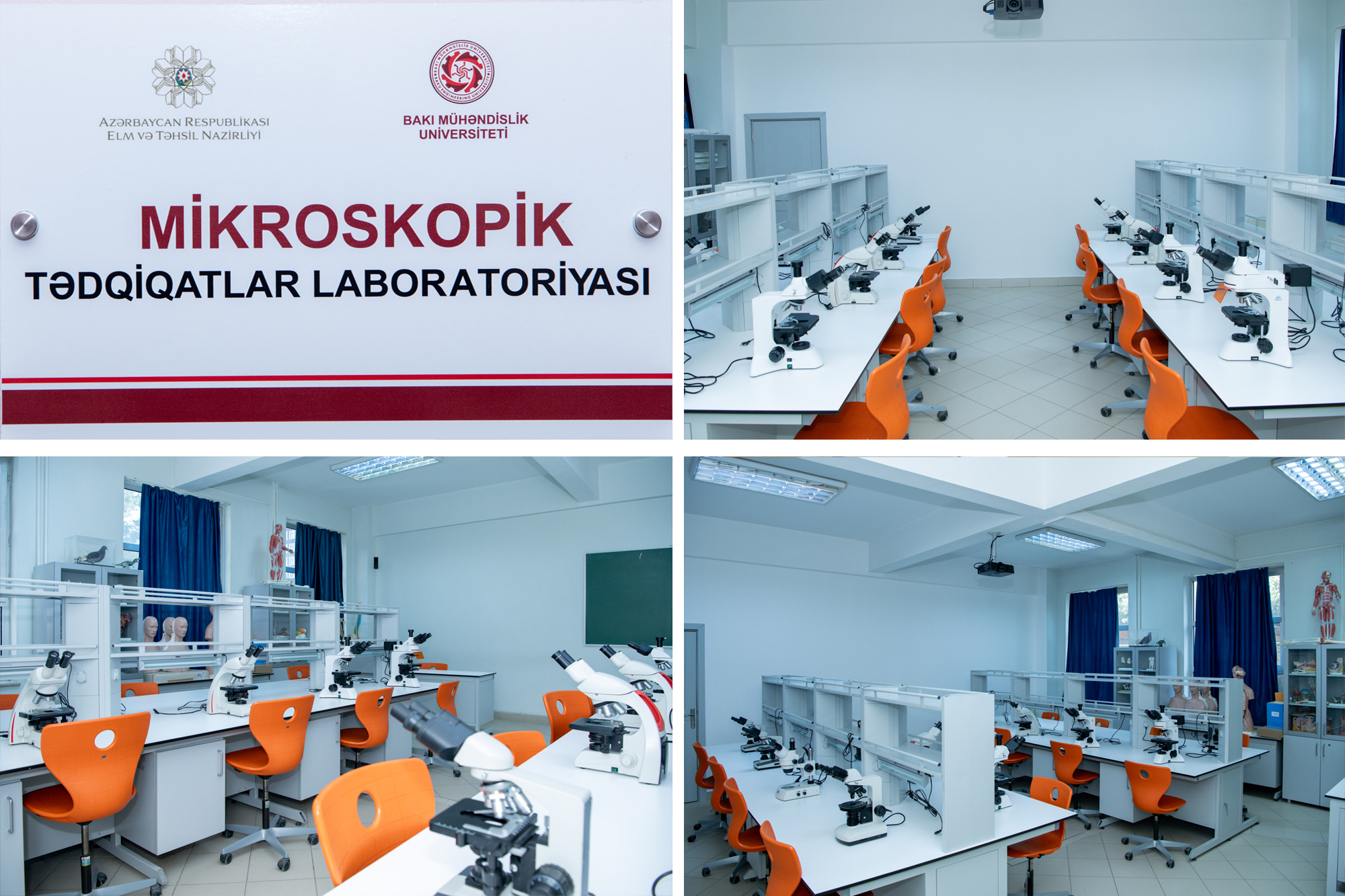 BMU-da Mikroskopik tədqiqatlar və Mikrobiologiya laboratoriyaları istifadəyə verilib