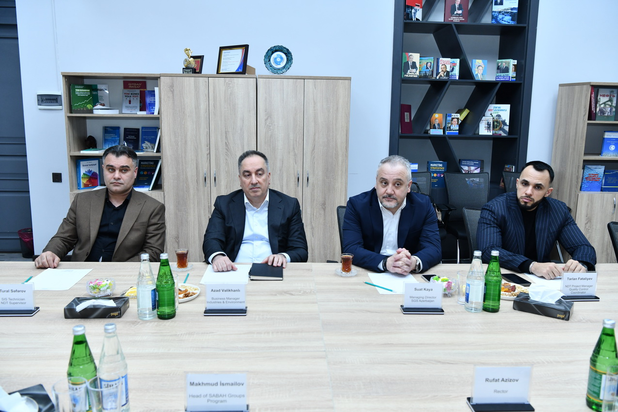 ADNSU ilə “SGS Azerbaijan” MMC arasında Anlaşma Memorandumu imzalanıb