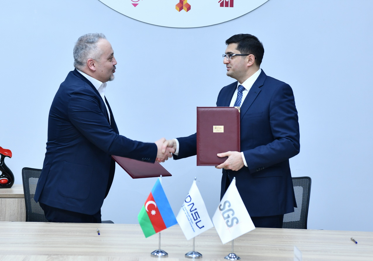 ADNSU ilə “SGS Azerbaijan” MMC arasında Anlaşma Memorandumu imzalanıb