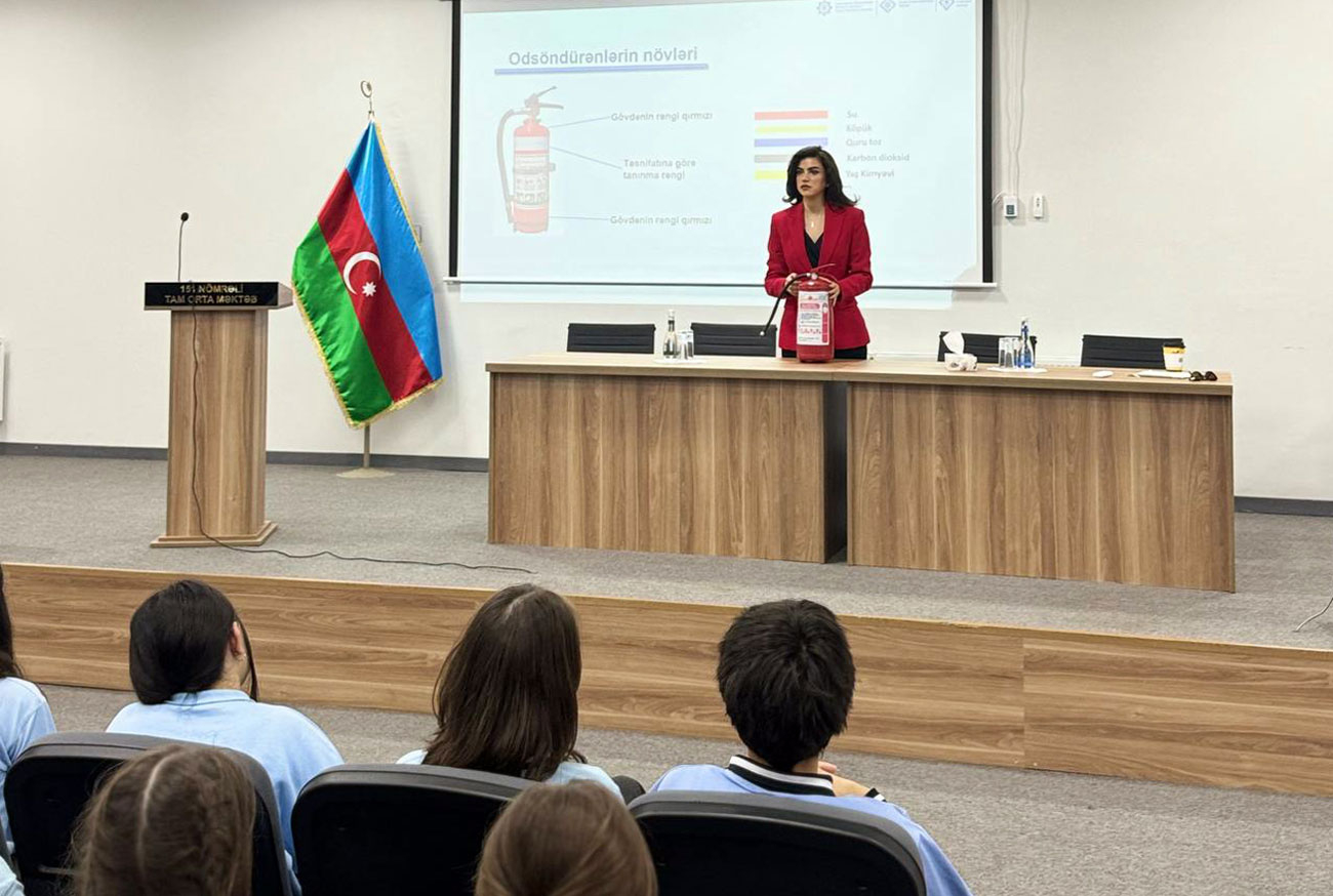 Məktəblilər əməyin mühafizəsinə dair maarifləndirilir