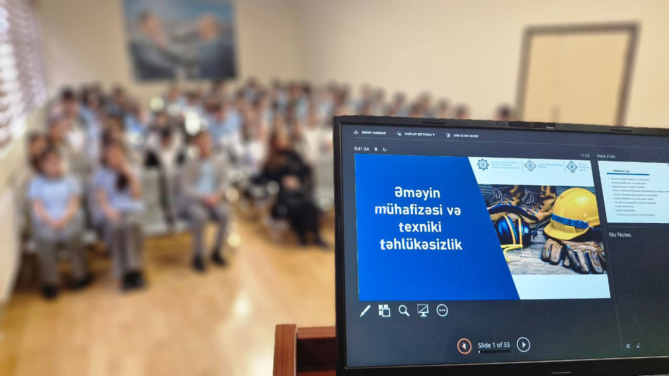 Məktəblilər əməyin mühafizəsinə dair maarifləndirilir