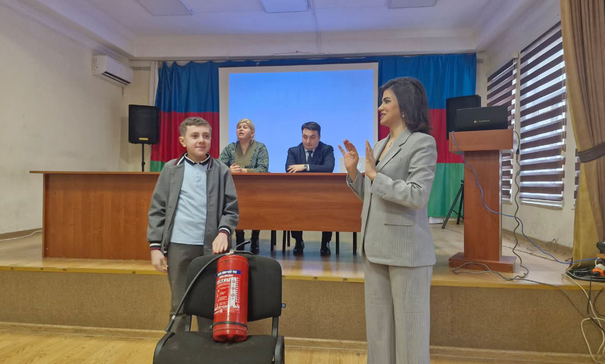 Məktəblilər əməyin mühafizəsinə dair maarifləndirilir