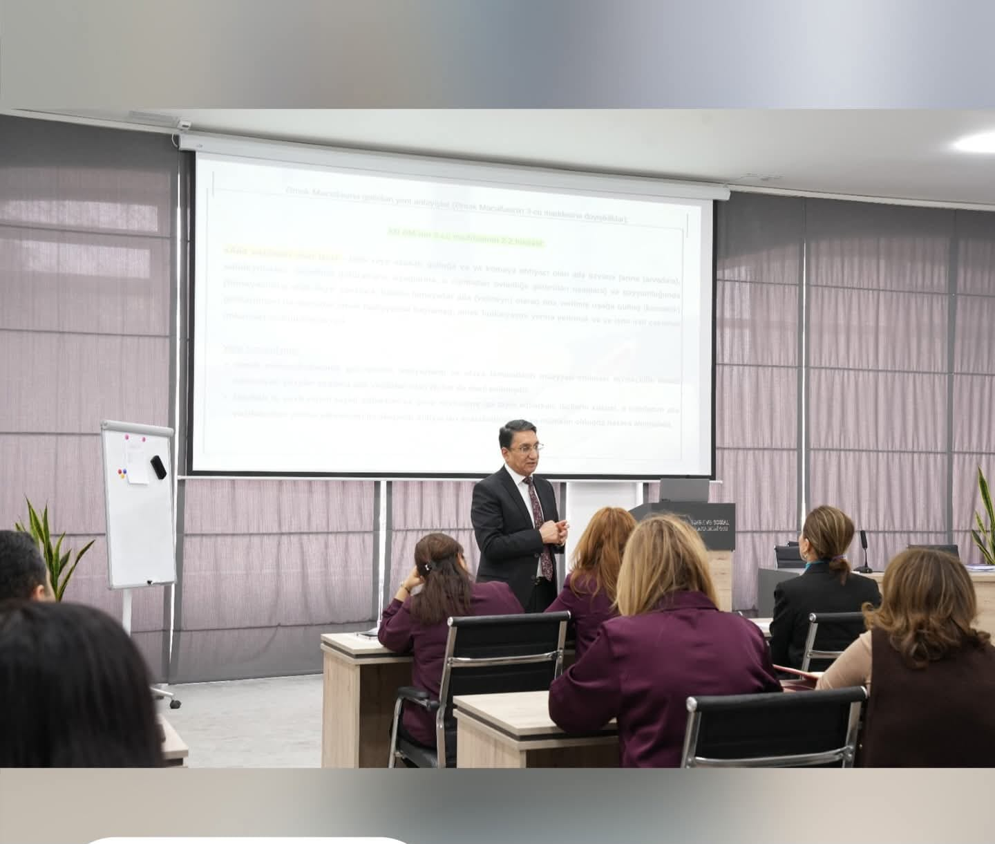 Əmək qanunvericiliyinə edilmiş son dəyişikliklərlə bağlı təlim keçirilib  