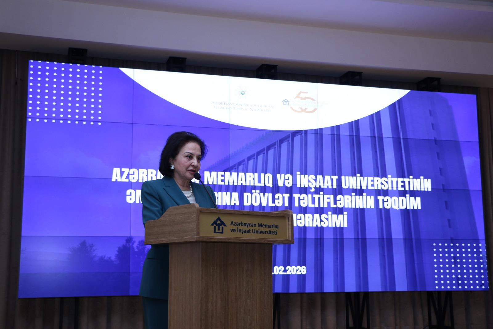 AzMİU-nun əməkdaşlarına  dövlət mükafatları təqdim olunub