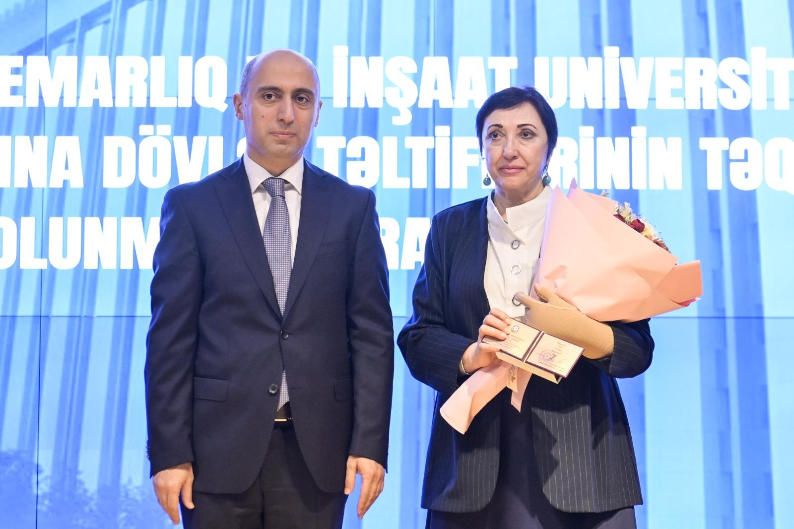 AzMİU-nun əməkdaşlarına  dövlət mükafatları təqdim olunub