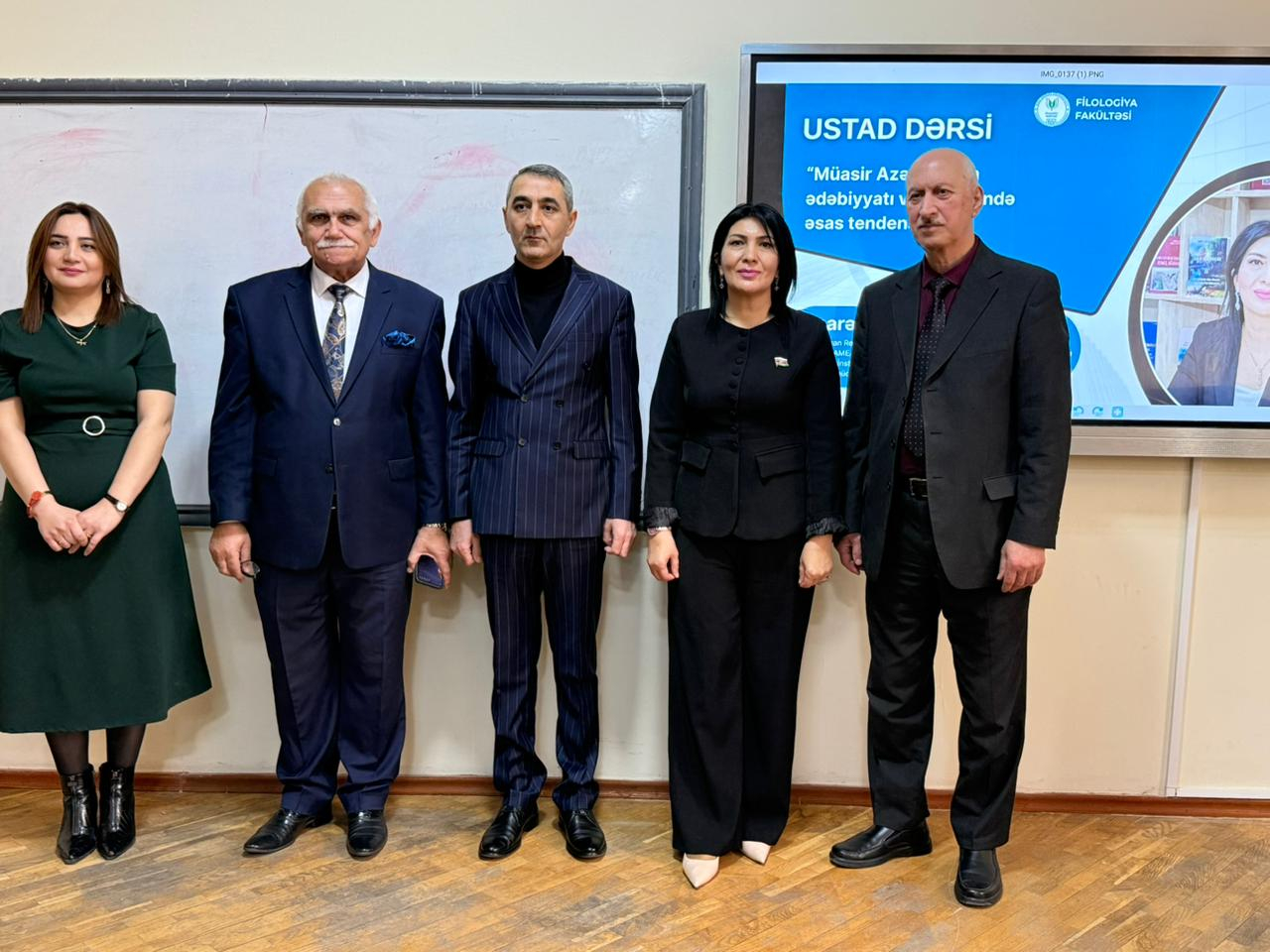 Millət vəkili BDU-da ustad dərsi keçib 