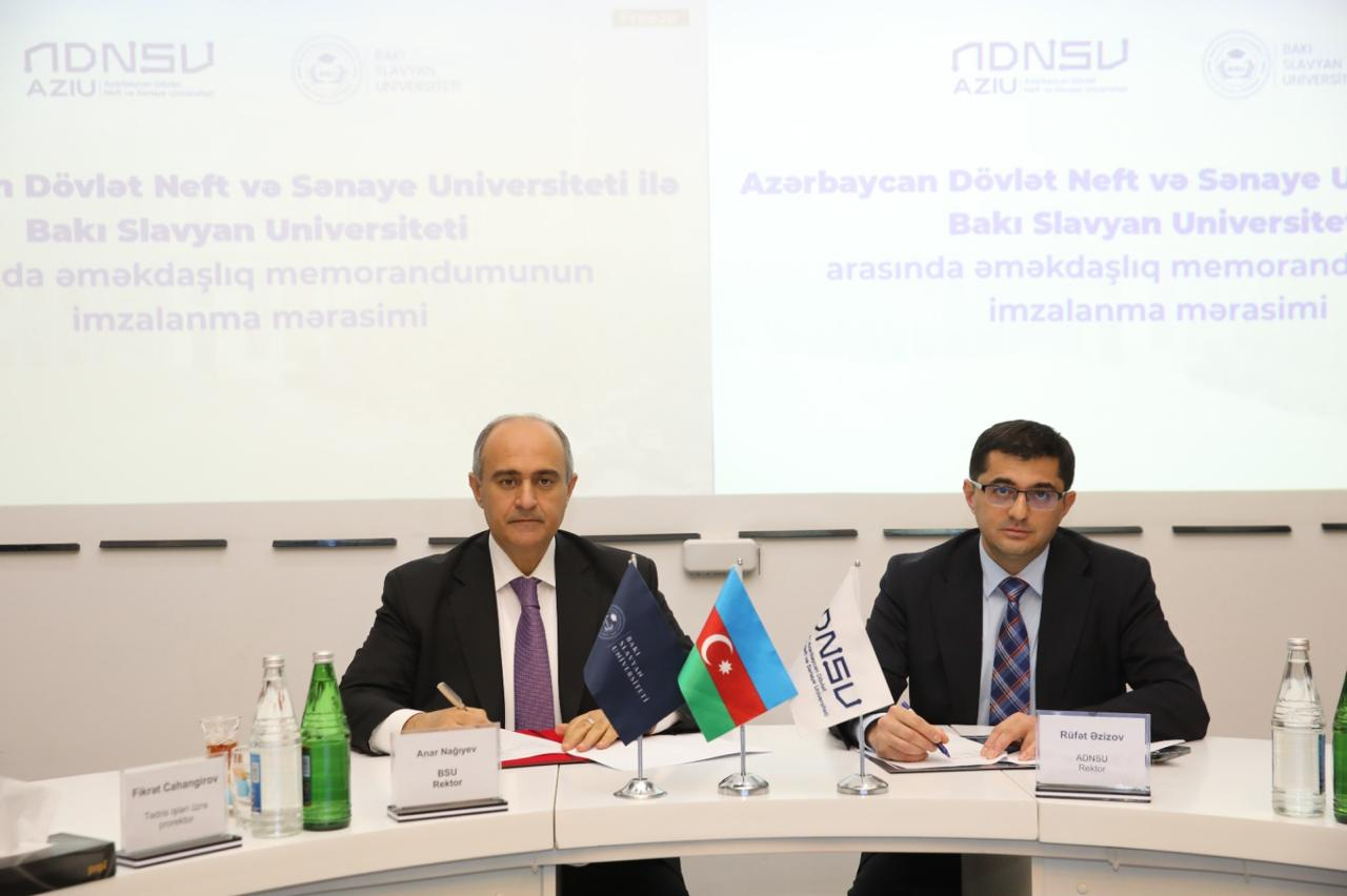 BSU ilə ADNSU birgə layihələrə başlayır