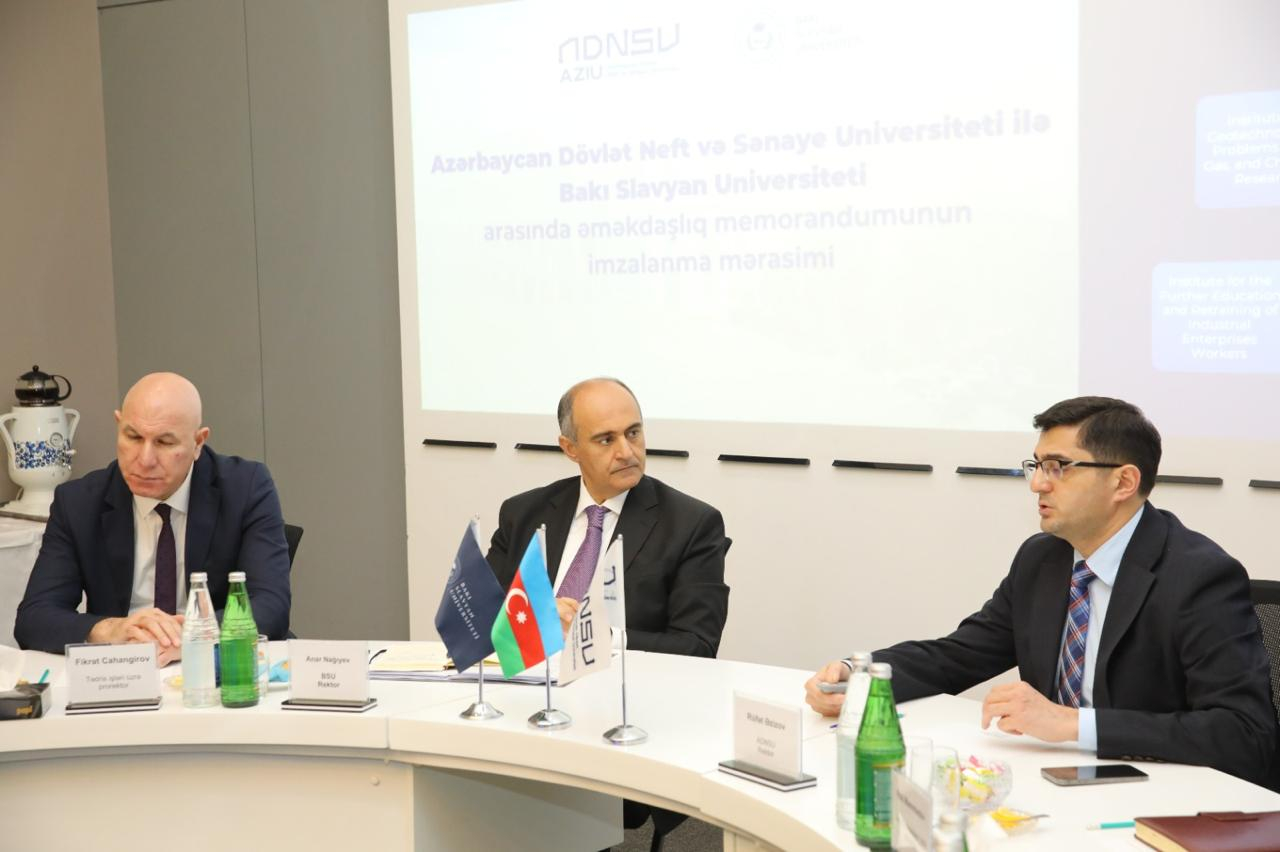BSU ilə ADNSU birgə layihələrə başlayır