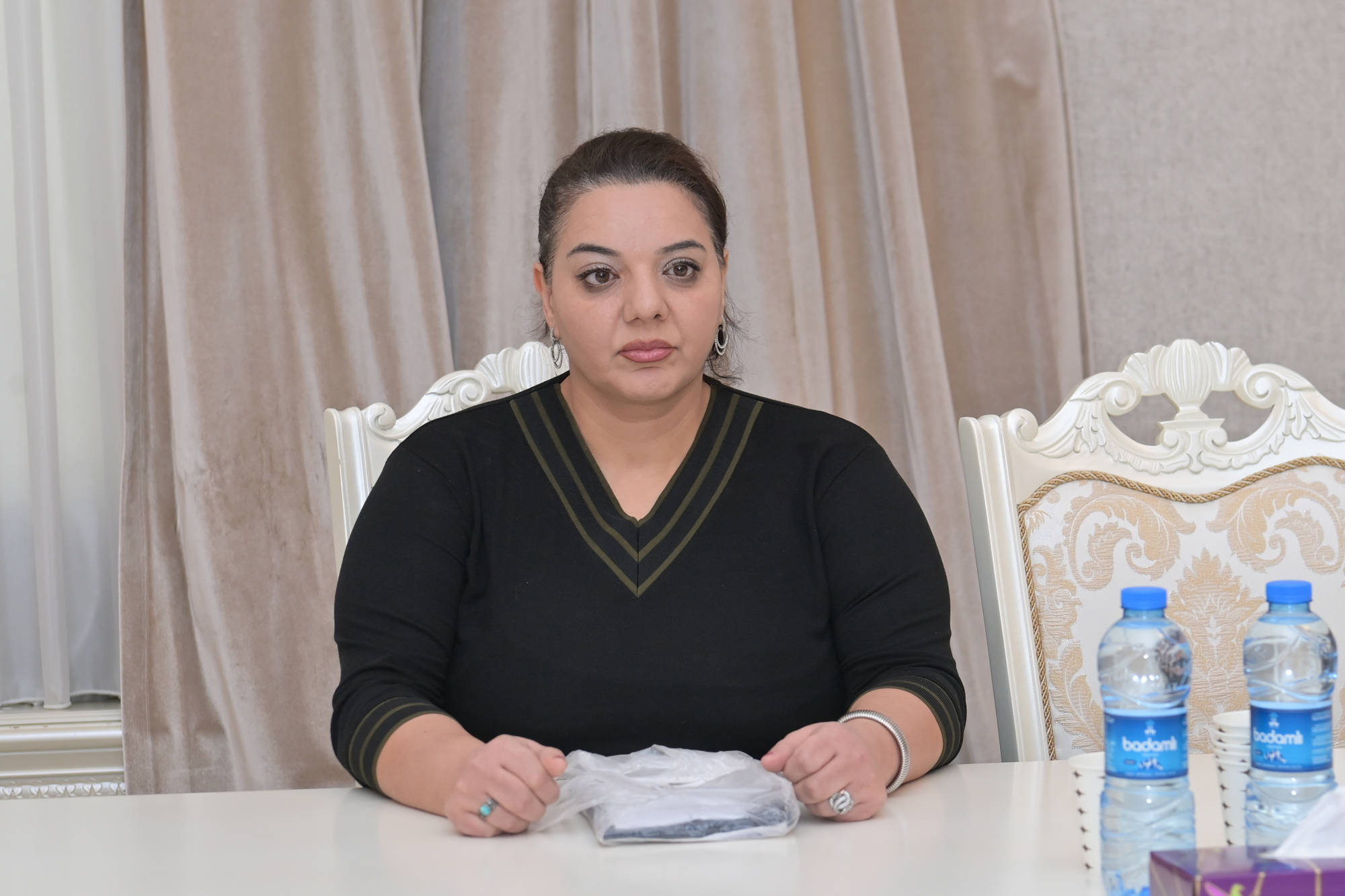 Nazir müavini İdris İsayev Xırdalanda vətəndaşları qəbul edib