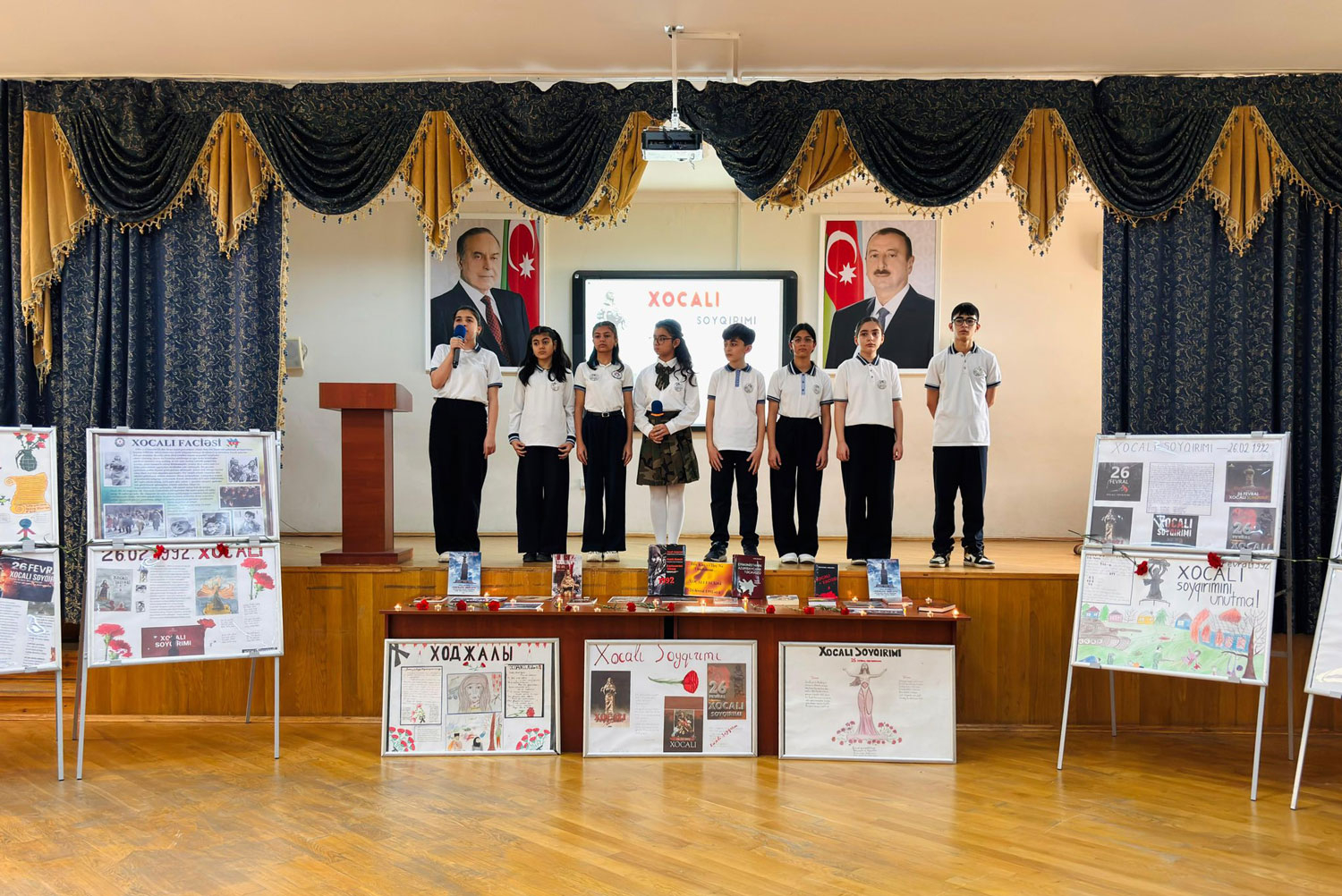 Təhsil müəssisələrində Xocalı qurbanları anılıb