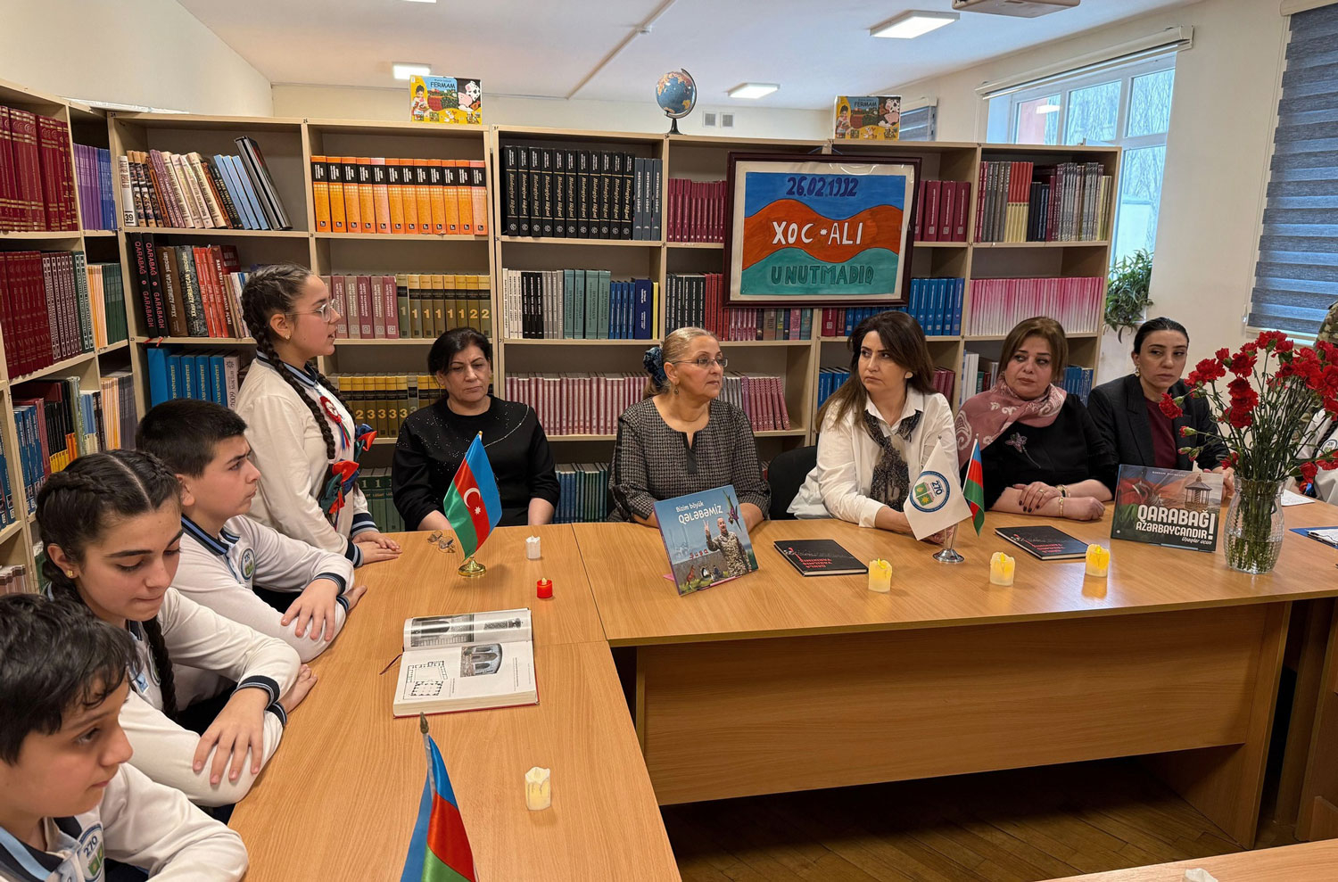 Təhsil müəssisələrində Xocalı qurbanları anılıb