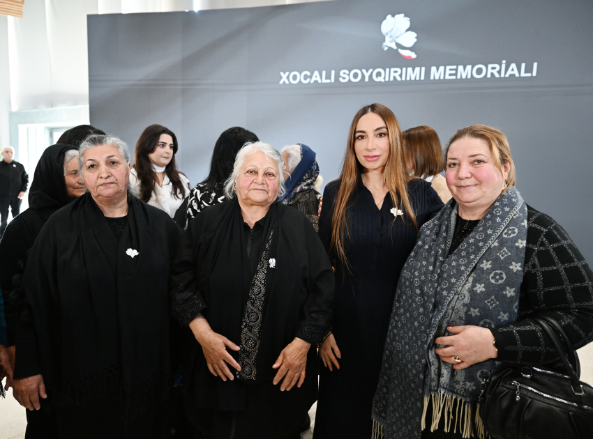 Prezident İlham Əliyev Xocalı Soyqırımı Memorialının açılışında iştirak edib