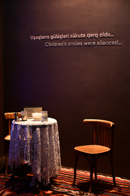 Prezident İlham Əliyev Xocalı Soyqırımı Memorialının açılışında iştirak edib