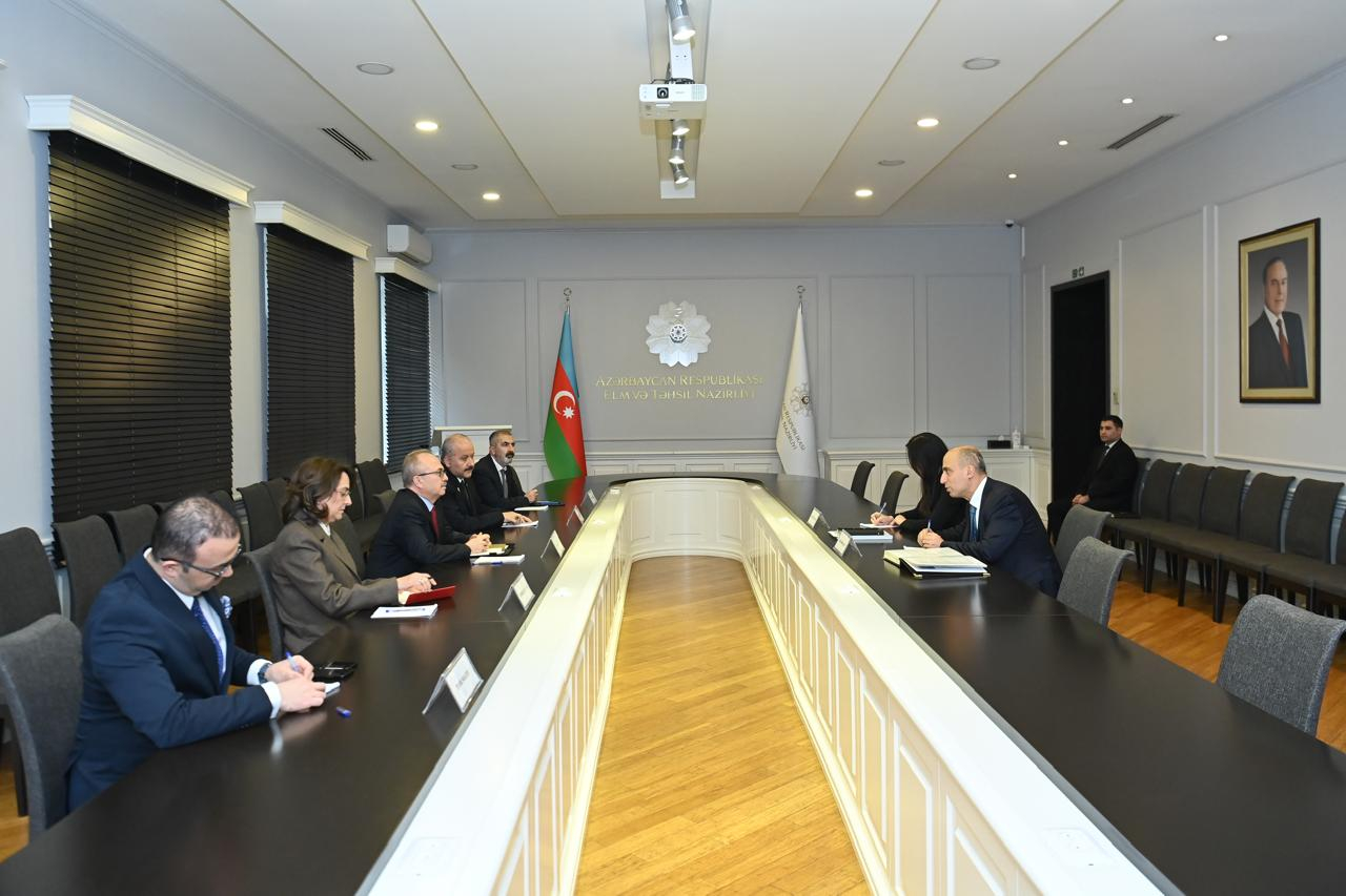 Elm və təhsil naziri Türkiyənin səfiri ilə görüşüb