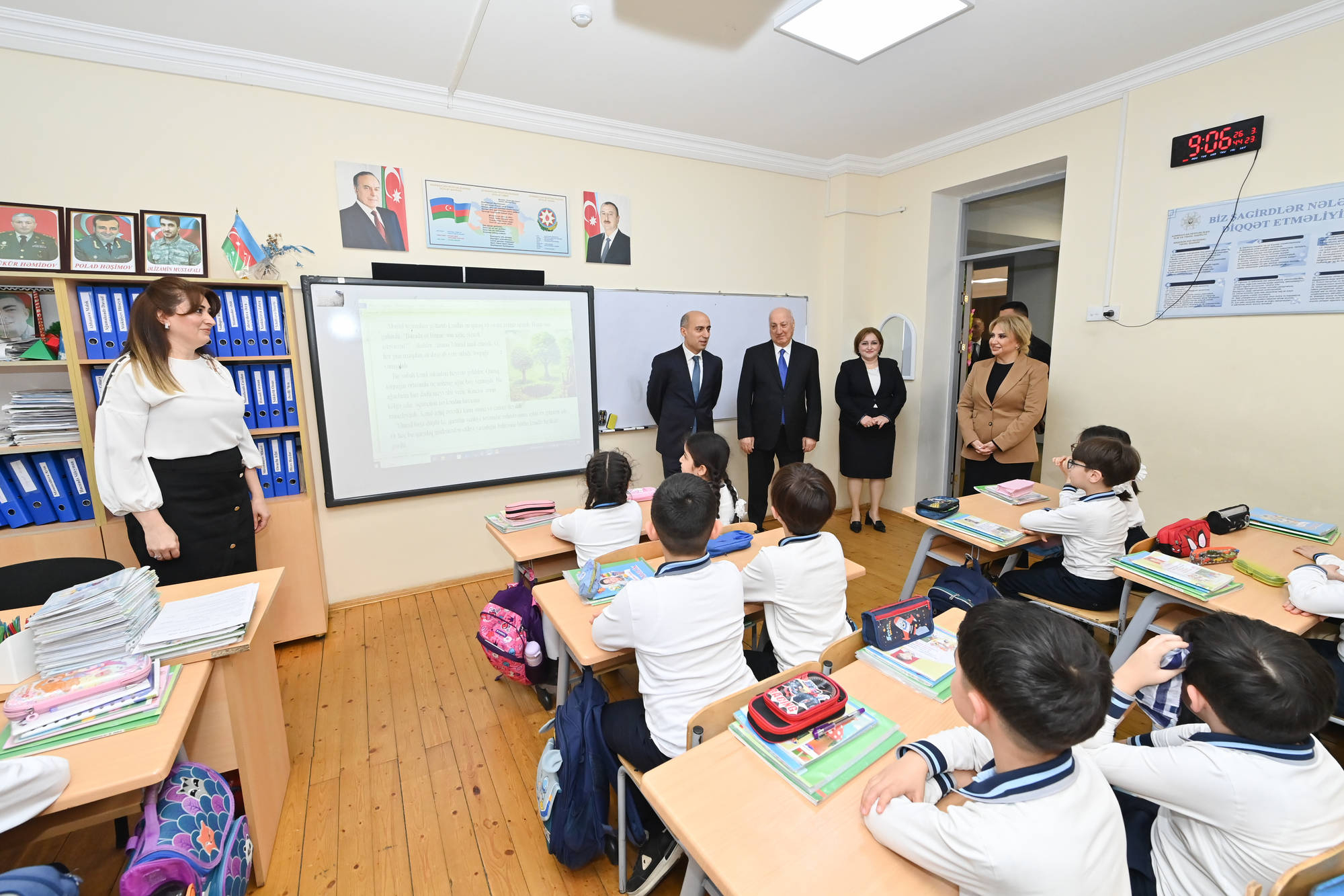 Elm və təhsil naziri Sumqayıtda təhsil müəssisəsində olub