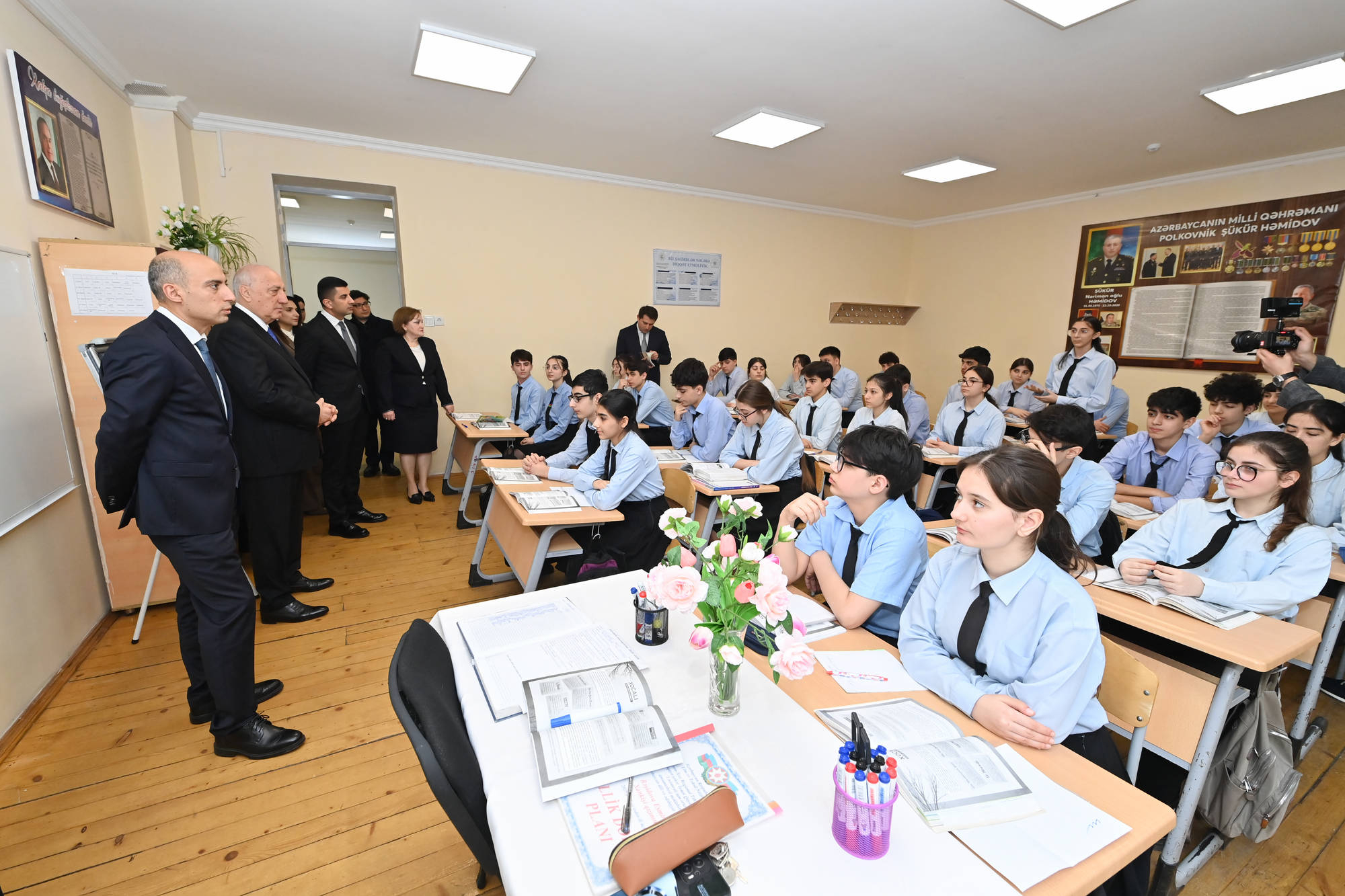 Elm və təhsil naziri Sumqayıtda təhsil müəssisəsində olub
