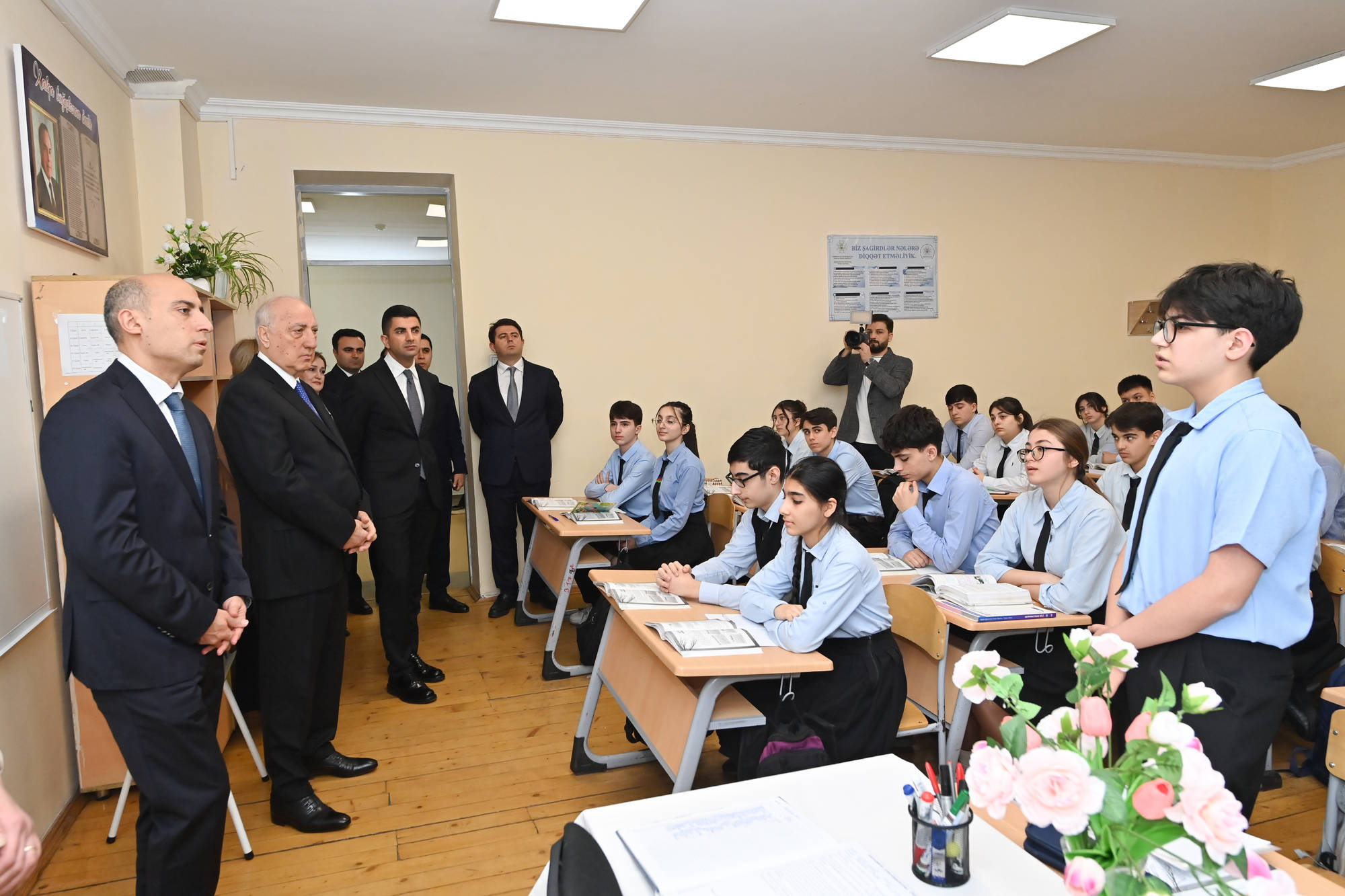 Elm və təhsil naziri Sumqayıtda təhsil müəssisəsində olub