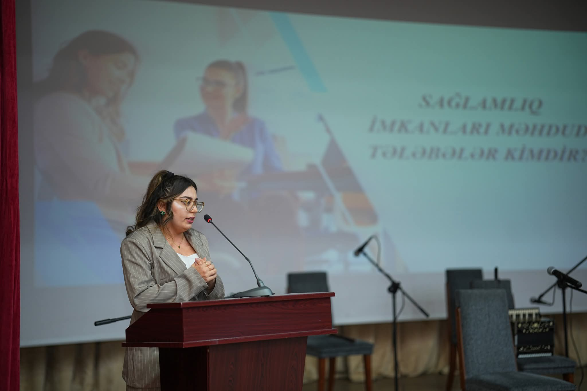 NDU-da İnklüziv Təhsil Mərkəzinin fəaliyyətinə həsr olunmuş tədbir keçirilib