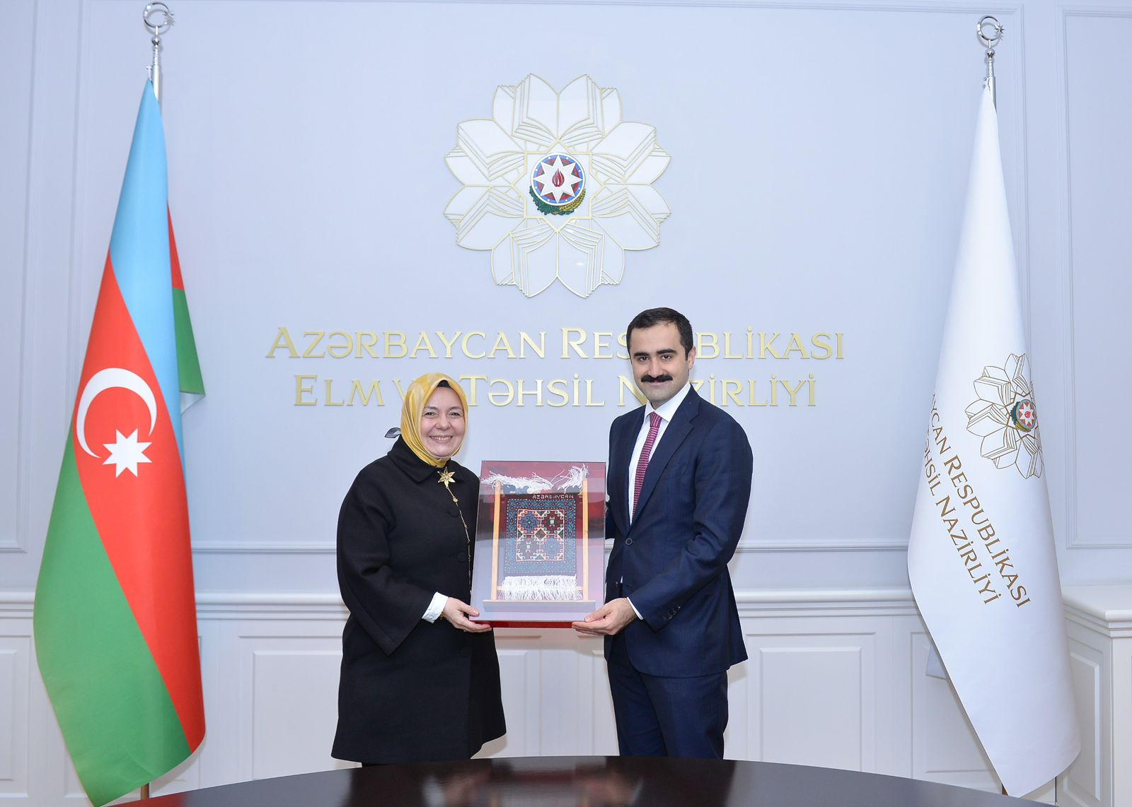 Həsən Həsənli Türkiyənin milli təhsil nazirinin müavini ilə görüşüb