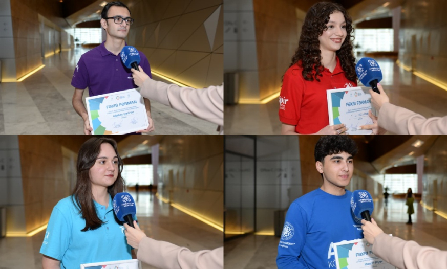 Bu günün gənci, sabahın ümidi: