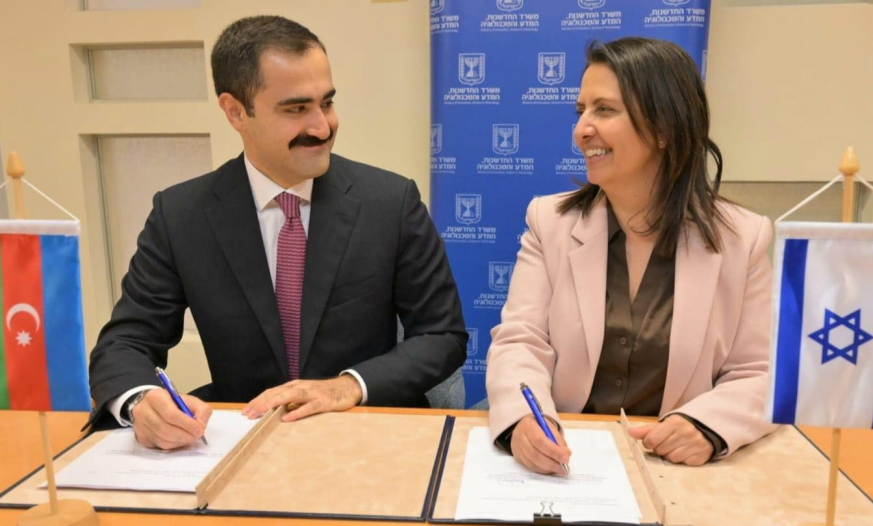 Azərbaycanla İsrail elm və texnologiya sahəsində sənəd imzalayıb