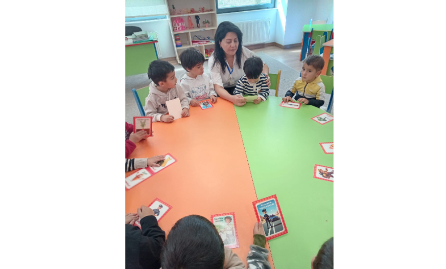 “Müəllim, əsgər olaq?” – Xıdırlı kənd bağçasından