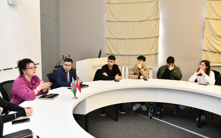 ADNSU-da təhsil alan türk tələbələrlə görüş keçirilib