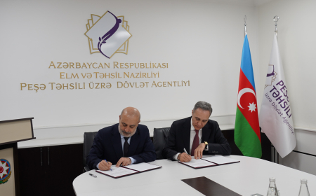 Müdafiə sənayesi və yüksək texnologiyalar sahəsində peşə hazırlığı üçün memorandum imzalanıb 