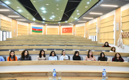 ADNSU-da mühəndislik sahəsində qadınların rolu barədə tələbələrlə görüş keçirilib 