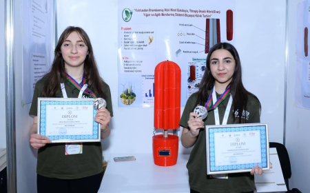 Kaktusa bənzər külək turbini yaradıb enerji topladılar – Şagirdlərin uğuru 