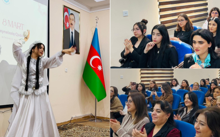 Azərbaycan Maliyyə-İqtisad Kollecində Beynəlxalq Qadınlar Günü qeyd olunub 