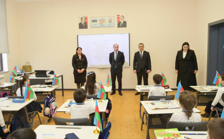 Elm və təhsil naziri Şuşada tədris prosesini izləyib