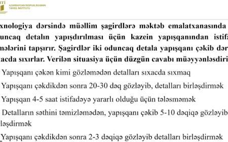 Texnologiya üzrə sertifikasiya test nümunələri təqdim edilib – FOTOLAR