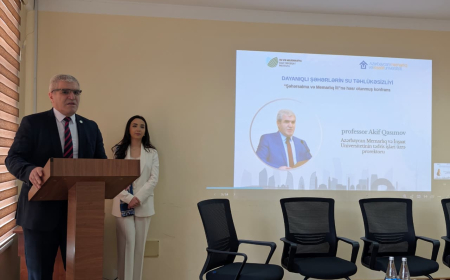 AzMİU-da “Dayanıqlı şəhərlərin su təhlükəsizliyi” mövzusunda konfrans keçirilib