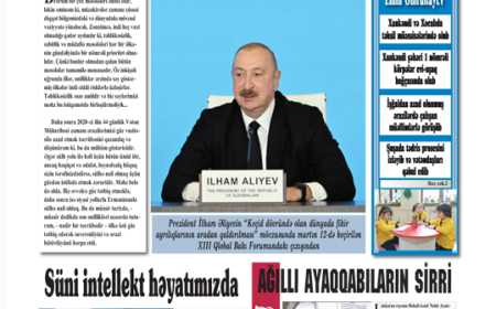 14 mart 2026-cı il №10 (9165)