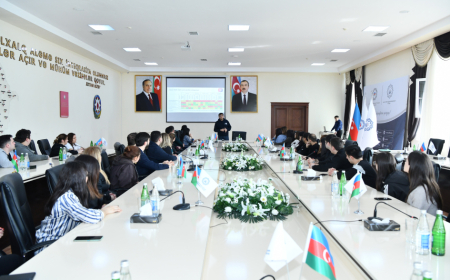 ADNSU-nun inkişaf planı gənc müəllimlərlə müzakirə edilib