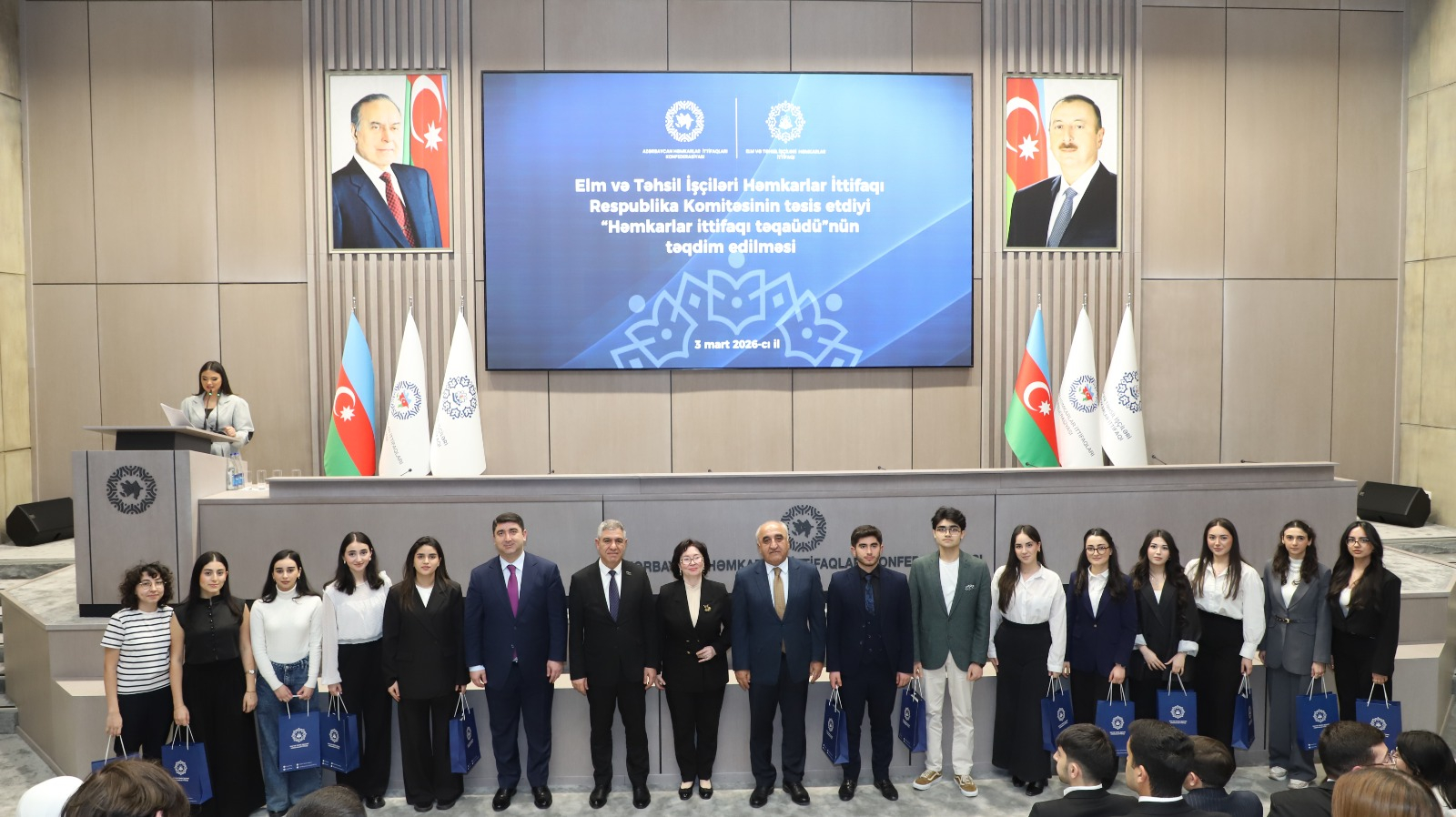 250 tələbəyə “Həmkarlar ittifaqı təqaüdü” təqdim olunub