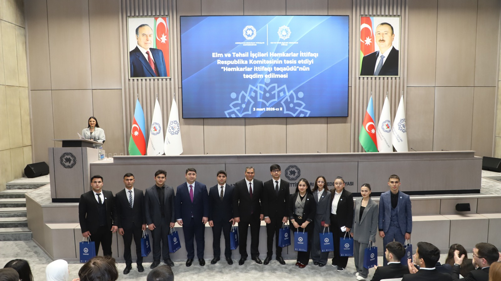 250 tələbəyə “Həmkarlar ittifaqı təqaüdü” təqdim olunub