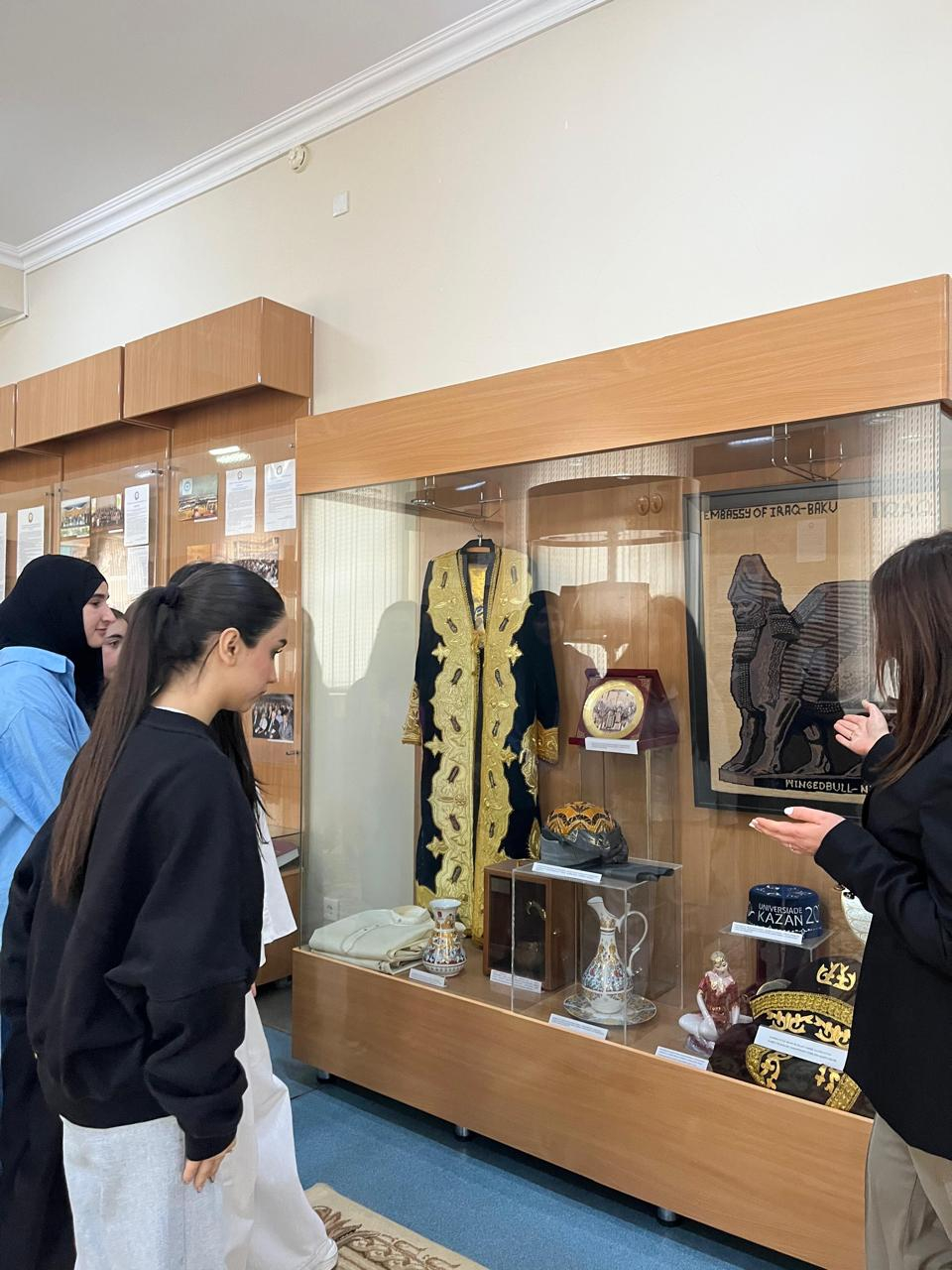 STK-nın tələbələri Təhsil Muzeyinə ekskursiya ediblər